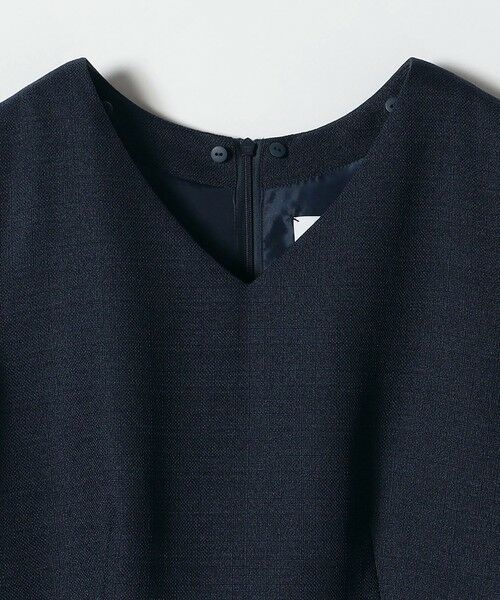 SHIPS / シップス ロング・マキシ丈ワンピース | 《予約》SHIPS any:〈洗濯機可能〉レースカラー ロング スリーブ ワンピース［NAVY BLUE］ | 詳細25