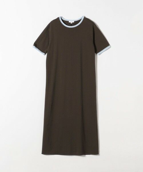 SHIPS / シップス ロング・マキシ丈ワンピース | SHIPS any:〈洗濯機可能〉バイカラー クルーネック TEE ワンピース | 詳細15