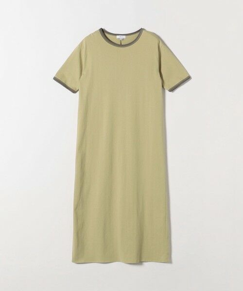 SHIPS / シップス ロング・マキシ丈ワンピース | SHIPS any:〈洗濯機可能〉バイカラー クルーネック TEE ワンピース | 詳細27