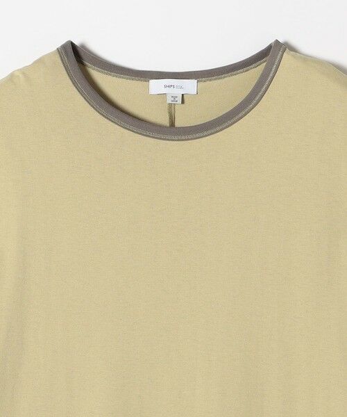 SHIPS / シップス ロング・マキシ丈ワンピース | SHIPS any:〈洗濯機可能〉バイカラー クルーネック TEE ワンピース | 詳細28