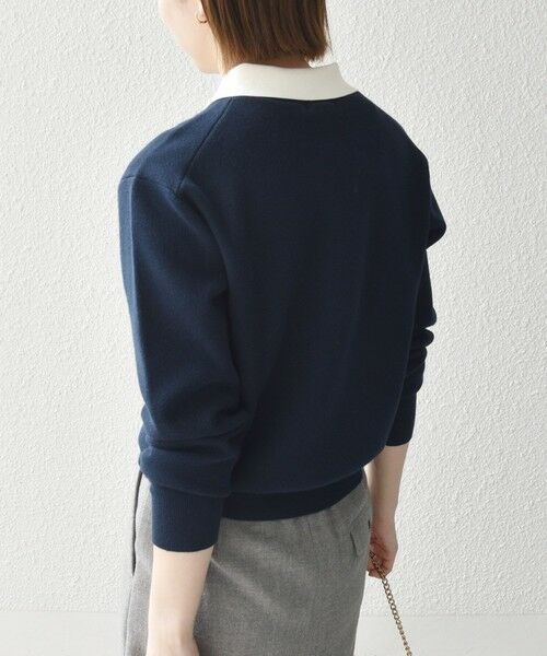 SHIPS / シップス ニット・セーター | 《予約》SHIPS any:〈手洗い可能〉ビジュー バイカラー コンパクト ニット プルオーバー | 詳細29