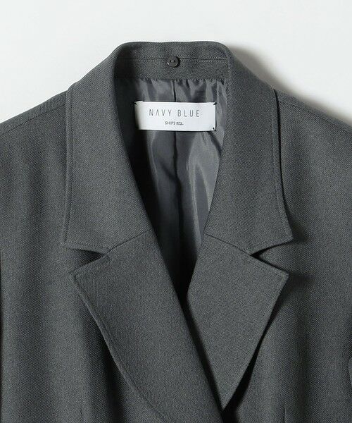 SHIPS / シップス テーラードジャケット | 《予約》SHIPS any:〈手洗い可能〉ウールライク レース カラー ジャケット［NAVY BLUE］ | 詳細12