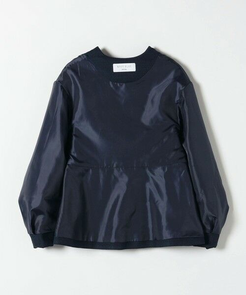 SHIPS / シップス ノーカラージャケット | 《予約》SHIPS any:〈手洗い可能〉パフ スリーブ ノーカラー ジャケット［NAVY BLUE］ | 詳細23