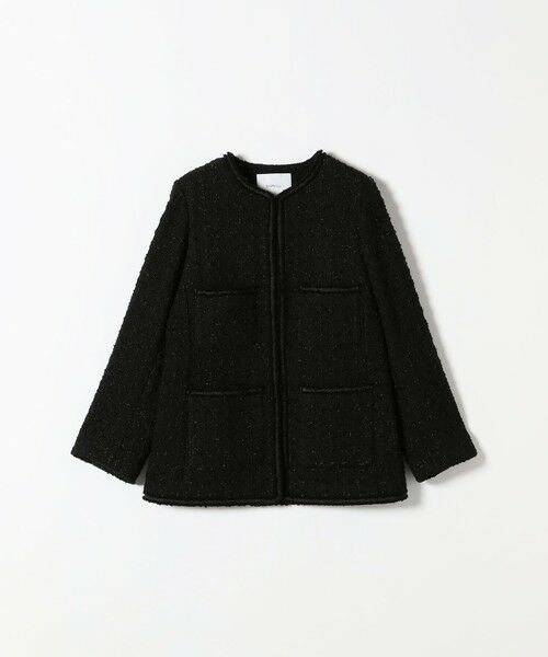 SHIPS / シップス ノーカラージャケット | 《予約》SHIPS any: ツイード ノーカラー ジャケット | 詳細12
