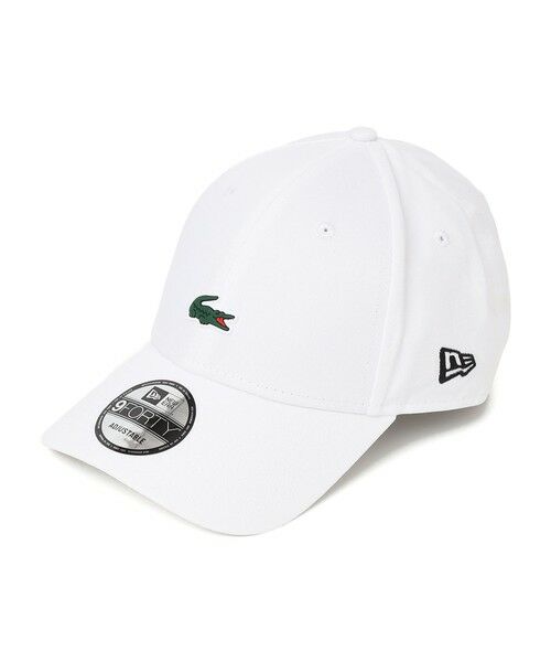 SHIPS / シップス キャップ | LACOSTE: NEW ERA ワニロゴ キャップ（ホワイト）