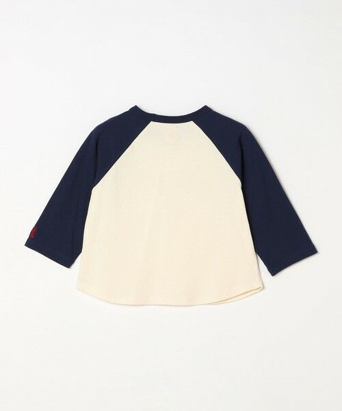 SHIPS / シップス Tシャツ | COBMASTER:〈洗濯機可能〉ロゴ プリント ロングスリーブTシャツ<KIDS> | 詳細2