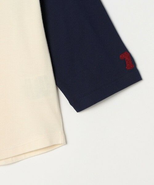 SHIPS / シップス Tシャツ | COBMASTER:〈洗濯機可能〉ロゴ プリント ロングスリーブTシャツ<KIDS> | 詳細4