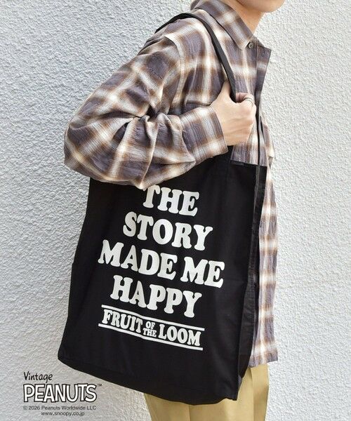 SHIPS / シップス トートバッグ | FRUIT OF THE LOOM: PEANUTS グラフィック トートバッグ<KIDS> | 詳細2