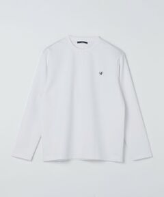 SHIPS / シップス Tシャツ | 【WEB限定】ダブル ニット ビズ ネック ロングスリーブ Tシャツ