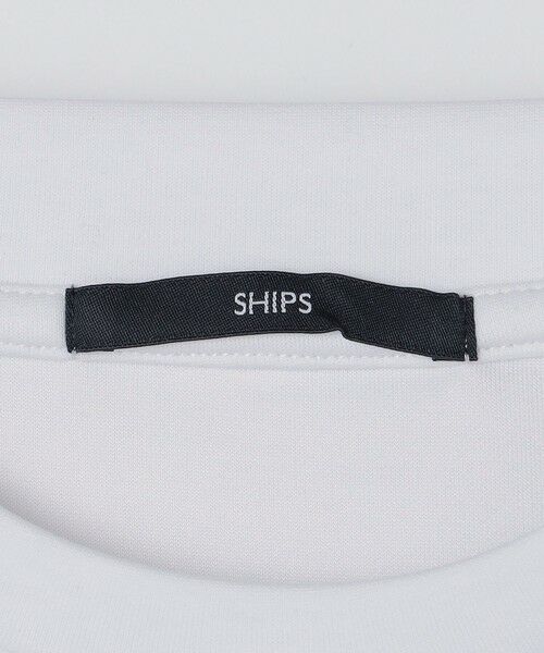 SHIPS / シップス Tシャツ | 【WEB限定】ダブル ニット ビズ ネック ロングスリーブ Tシャツ | 詳細6