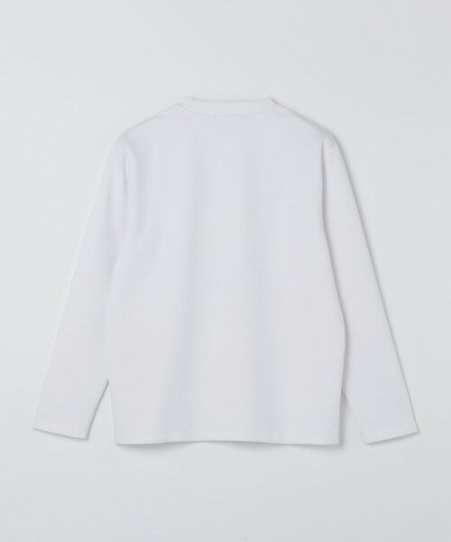 SHIPS / シップス Tシャツ | 【WEB限定】ダブル ニット ビズ ネック ロングスリーブ Tシャツ | 詳細7