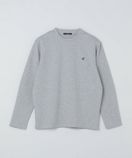 SHIPS / シップス Tシャツ | 【WEB限定】ダブル ニット ビズ ネック ロングスリーブ Tシャツ | 詳細8
