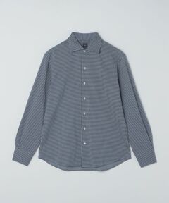 SHIPS / シップス シャツ・ブラウス | MADE IN JAPAN ギンガム チェック ジャージー ワンピースカラー シャツ
