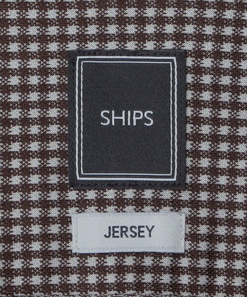 SHIPS / シップス シャツ・ブラウス | MADE IN JAPAN ギンガム チェック ジャージー ワンピースカラー シャツ | 詳細3