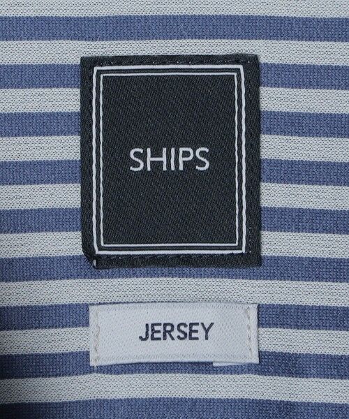 SHIPS / シップス シャツ・ブラウス | MADE IN JAPAN ロンドン ストライプ ジャージー ワンピースカラー シャツ | 詳細3