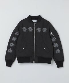 SHIPS / シップス ブルゾン | NOMARHYTHM TEXTILE:  Flower Embroidery Flight Jacket