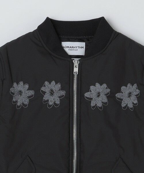 SHIPS / シップス ブルゾン | NOMARHYTHM TEXTILE:  Flower Embroidery Flight Jacket | 詳細4