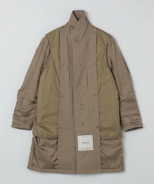 SHIPS / シップス ステンカラーコート | 〈撥水加工〉シンサレート ライナー付き VENTILE(R) コットン ステンカラー コート | 詳細3