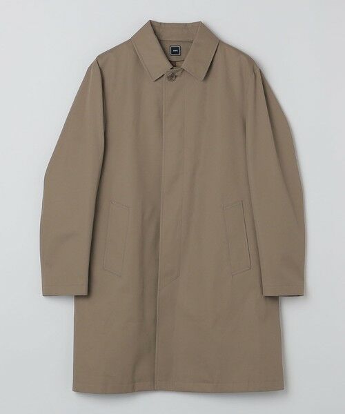 SHIPS / シップス ステンカラーコート | 〈撥水加工〉シンサレート ライナー付き VENTILE(R) コットン ステンカラー コート(ベージュ系)