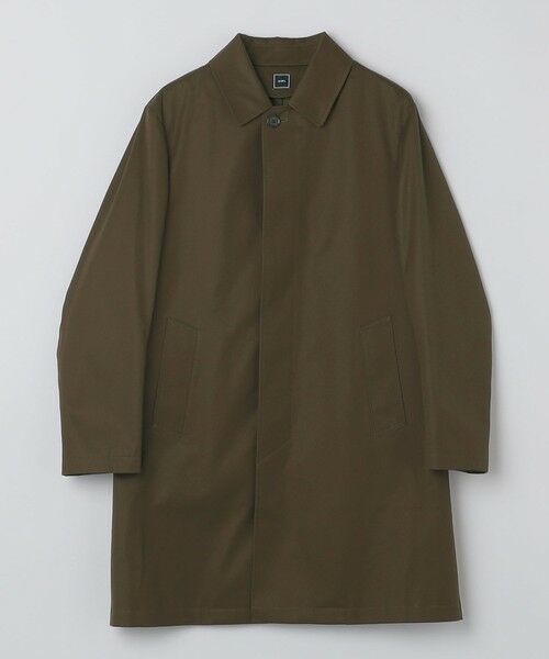 SHIPS / シップス ステンカラーコート | 〈撥水加工〉シンサレート ライナー付き VENTILE(R) コットン ステンカラー コート(オリーブ)