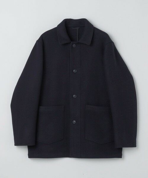 SHIPS / シップス その他アウター | 【WEB限定】: メルトン シングル コート 26FW(ネイビー)