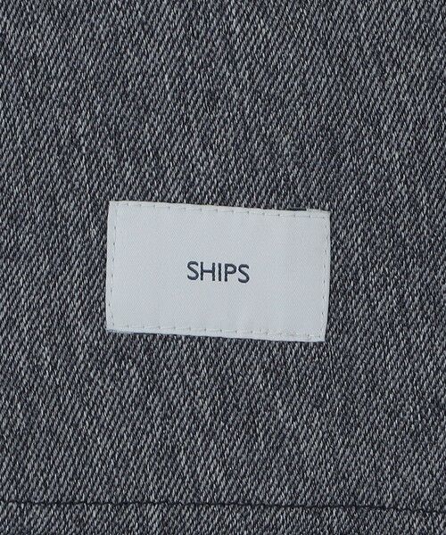 SHIPS / シップス ダウンジャケット・ベスト | 〈洗濯機可能/撥水〉ストレッチ テクニカル デニム ベスト(セットアップ対応) | 詳細8
