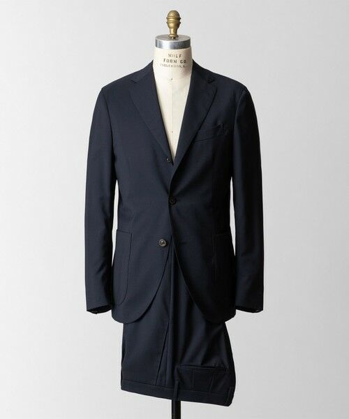 SHIPS / シップス セットアップ | BOGLIOLI: DOVER サージ ソリッド スーツ（ネイビー）