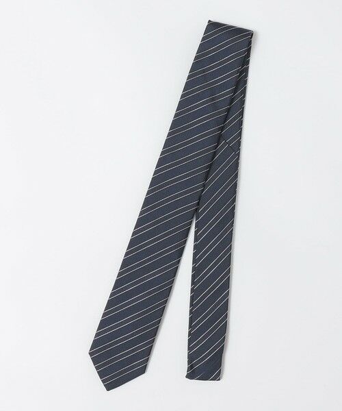SHIPS / シップス ネクタイ | MARCEL LASSANCE: SILK STRIPE TIE（ネイビー）