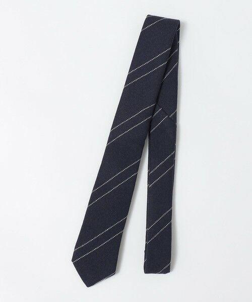 SHIPS / シップス ネクタイ | MARCEL LASSANCE: WOOL KNIT TIE（ネイビー）