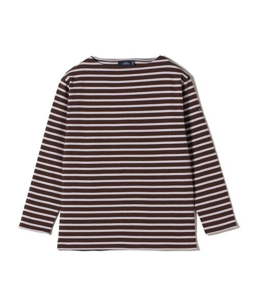 SHIPS / シップス カットソー（半袖以外） | SAINT JAMES:〈洗濯機可能〉OUESSANT（ブラウン）