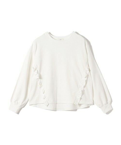 SHIPS / シップス Tシャツ | 《予約》【WEB限定】〈洗濯機可能〉オーガニックコットン フリル ロングスリーブ TEE | 詳細9