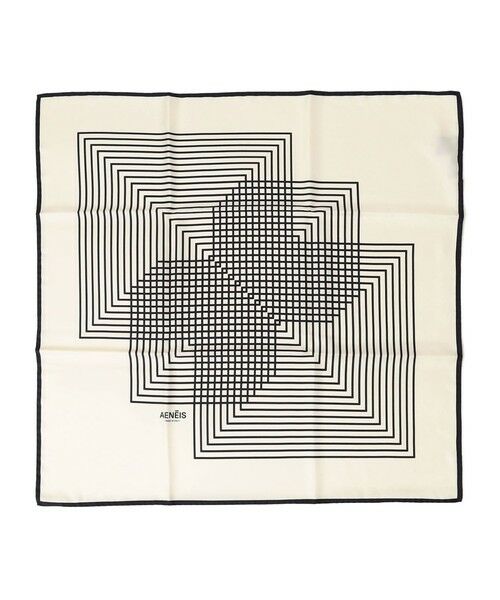 SHIPS / シップス バンダナ・スカーフ | AENIES: 68*68 SILK SCARF（ナチュラル）