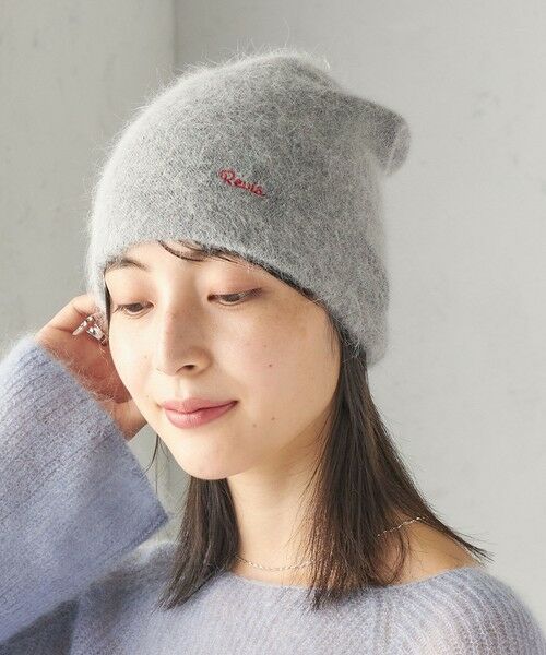 SHIPS / シップス ニットキャップ | 《予約》Revis: アンゴラ混 ニット ビーニー | 詳細2