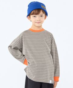 SHIPS / シップス Tシャツ | 【SHIPS KIDS別注】THYARD:100〜130cm / マルチボーダー ロングスリーブ Tシャツ