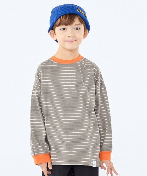 SHIPS / シップス Tシャツ | 【SHIPS KIDS別注】THYARD:100〜130cm / マルチボーダー ロングスリーブ Tシャツ | 詳細1