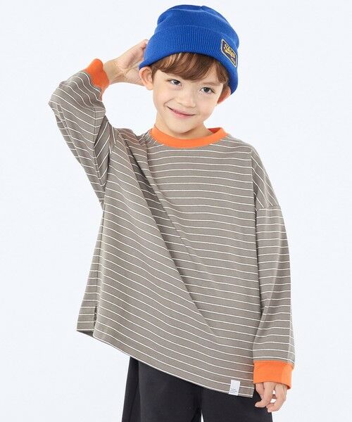 SHIPS / シップス Tシャツ | 【SHIPS KIDS別注】THYARD:100〜130cm / マルチボーダー ロングスリーブ Tシャツ | 詳細2
