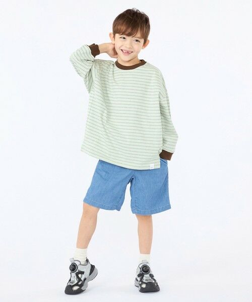 SHIPS / シップス Tシャツ | 【SHIPS KIDS別注】THYARD:100〜130cm / マルチボーダー ロングスリーブ Tシャツ | 詳細20
