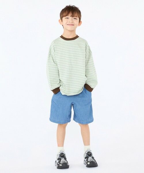 SHIPS / シップス Tシャツ | 【SHIPS KIDS別注】THYARD:100〜130cm / マルチボーダー ロングスリーブ Tシャツ | 詳細22