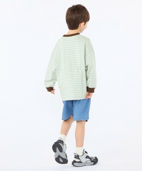 SHIPS / シップス Tシャツ | 【SHIPS KIDS別注】THYARD:100〜130cm / マルチボーダー ロングスリーブ Tシャツ | 詳細23