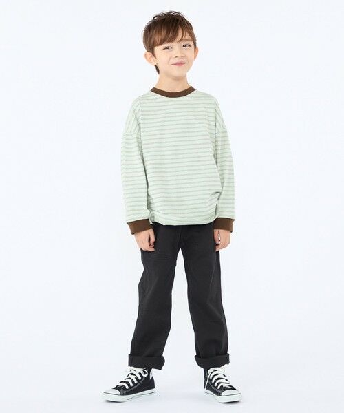 SHIPS / シップス Tシャツ | 【SHIPS KIDS別注】THYARD:100〜130cm / マルチボーダー ロングスリーブ Tシャツ | 詳細26