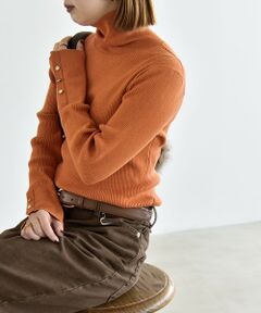 SHIPS / シップス ニット・セーター | 《予約》〈手洗い可能〉カシミヤ ミックス ハイゲージ タートルネック リブ ニット