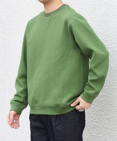 SHIPS / シップス カットソー | 〈洗濯機可能〉カルゼ ダブルフェイス クルーネック カットソー◆