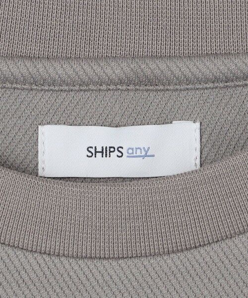 SHIPS / シップス カットソー | 〈洗濯機可能〉カルゼ ダブルフェイス クルーネック カットソー◆ | 詳細10