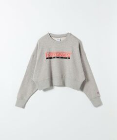 SHIPS / シップス スウェット | PARROTT CANVAS: 〈洗濯機可能〉ロゴ ショート ワイド スウェット プルオーバー