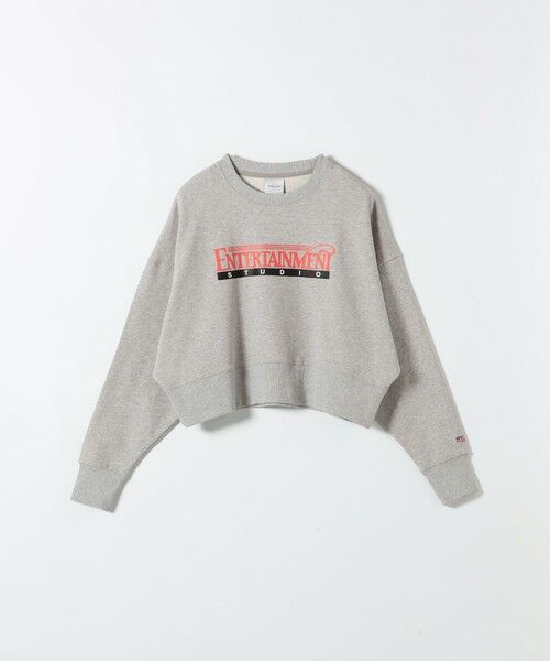 SHIPS / シップス スウェット | PARROTT CANVAS: 〈洗濯機可能〉ロゴ ショート ワイド スウェット プルオーバー（グレー）