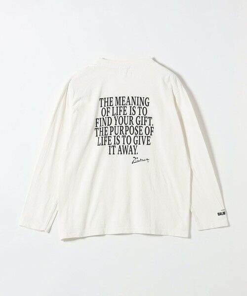 SHIPS / シップス Tシャツ | BALMYDAYS:〈洗濯機可能〉アート プリント ロングスリーブ TEE | 詳細1