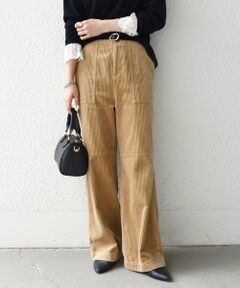 SHIPS / シップス その他パンツ | 〈洗濯機可能〉コーデュロイ ワイド ベイカー フレア パンツ
