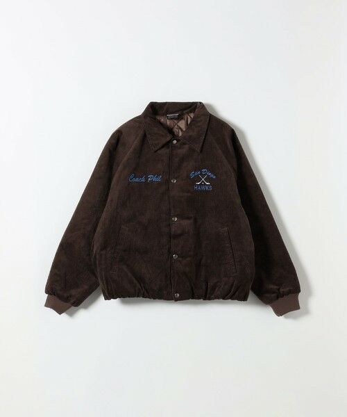 SHIPS / シップス その他アウター | PARROTT CANVAS: コーデュロイ スタジアム ジャケット（ブラウン）