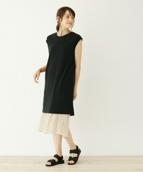 セール 2点セット 裾プリーツワンピースセット ミニ丈 ひざ丈ワンピース Shoo La Rue シューラルー ファッション通販 タカシマヤファッションスクエア
