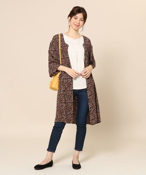 セール 2way 小花柄前ボタンワンピース ミニ丈 ひざ丈ワンピース Shoo La Rue シューラルー ファッション通販 タカシマヤファッションスクエア